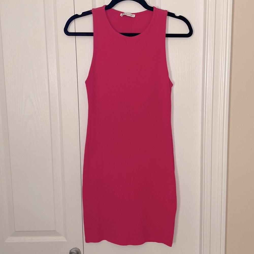 2/$20 Zara Bodycon hot pink mini dress